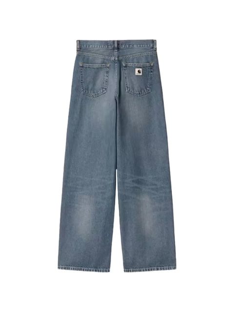 Carhartt WIP W' Jane logo patch jeans - Blue