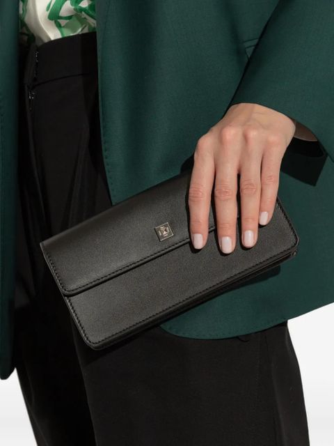 Max Mara Clutchy leather clutch bag - Black - zdjęcie produktu nr 2