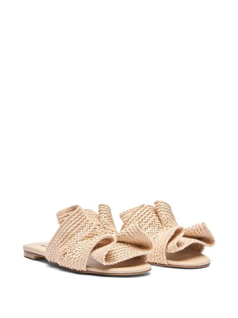 Casadei Hanoi woven folded sandals - Neutrals - zdjęcie produktu nr 2