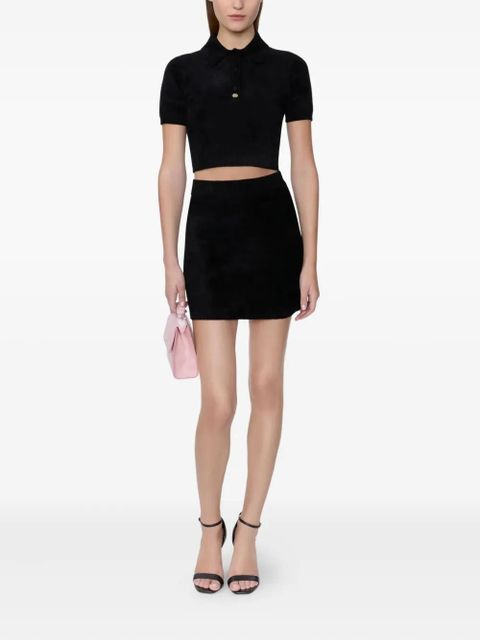 AMIRI knit mini skirt - Black
