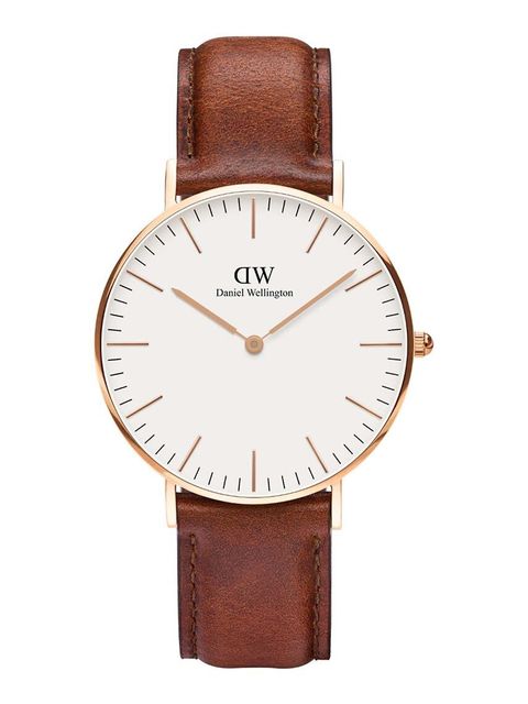 Daniel Wellington zegarek Classic 36 St Mawes kolor brązowy - zdjęcie produktu nr 1