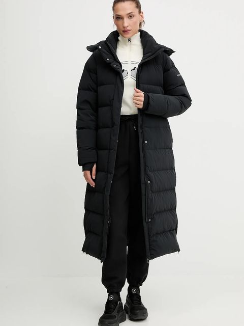 Columbia kurtka puchowa Amaze Puff kolor czarny zimowa 2134894