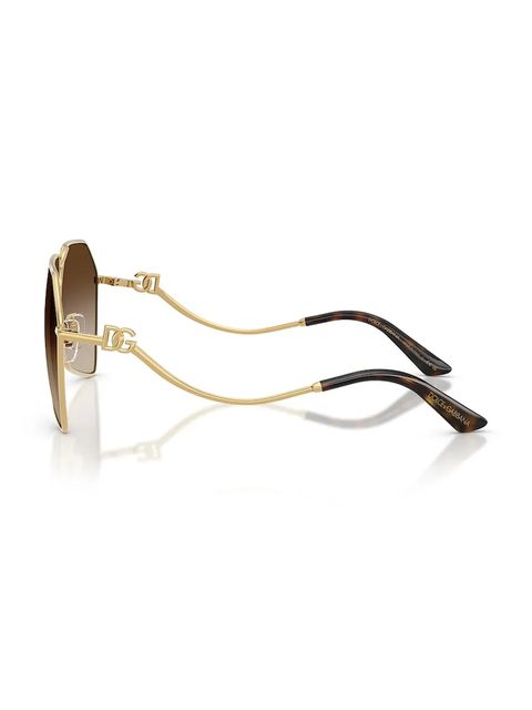 Dolce & Gabbana okulary przeciwsłoneczne damskie kolor złoty 0DG2326