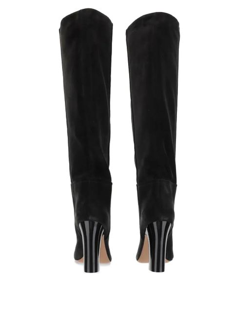 Paris Texas Alizze suede pointed-toe knee-high boots - Black - zdjęcie produktu nr 2