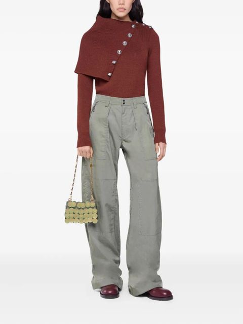 Rabanne wool jumper - Brown - zdjęcie produktu nr 2