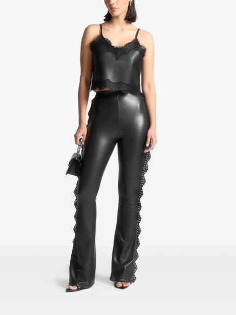 Manière De Voir lace trim camisole top - Black - zdjęcie produktu nr 2