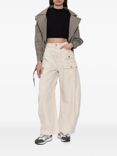 Sportmax button-fastening trousers - Neutrals - zdjęcie produktu nr 2