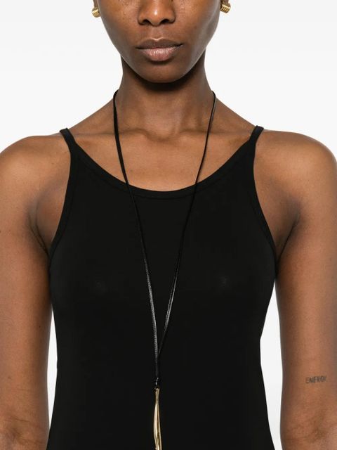 TOTEME fluid slip midi dress - Black