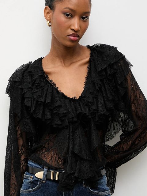 Answear.LAB bluzka damska kolor czarny