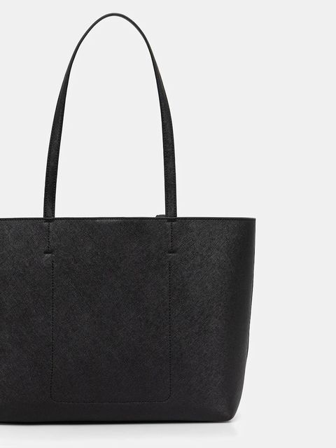 Dkny torebka skórzana kolor czarny R52AKG54