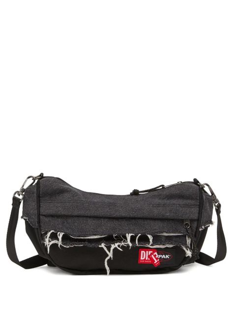 Diesel x Eastpak frayed denim shoulder bag - Black - zdjęcie produktu nr 1