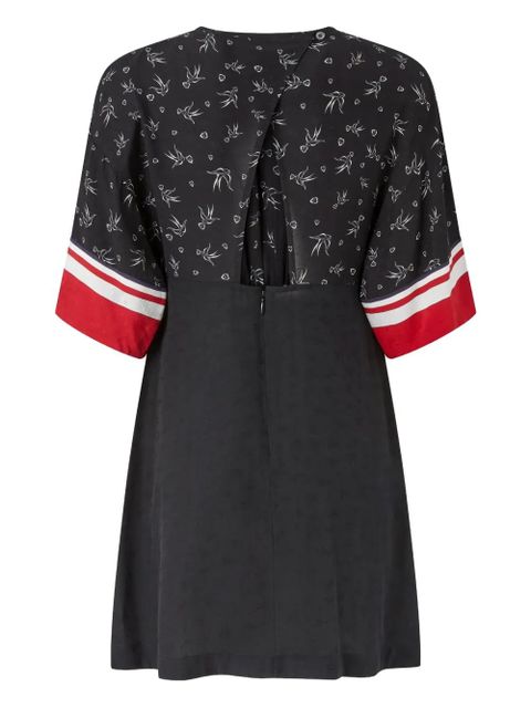 PINKO panelled mini dress - ZZ2 NERO/BIANCO - zdjęcie produktu nr 2