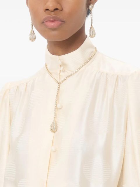 Valentino Garavani Poetiques des Gouttes metal and Swarovski® crystal necklace - Gold - zdjęcie produktu nr 2