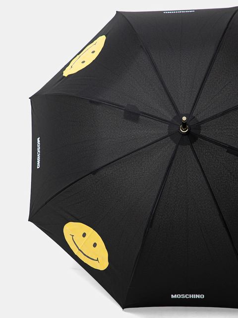Moschino parasol kolor czarny 9090