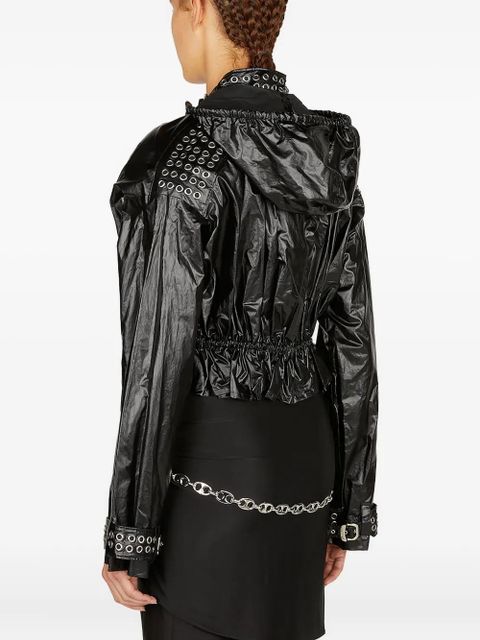 Rabanne Eyelet biker jacket - Black - zdjęcie produktu nr 2