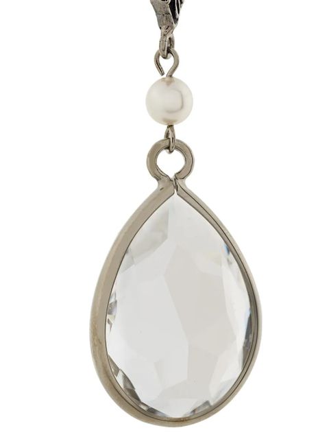 Givenchy crucifix pendant earrings - Metallic