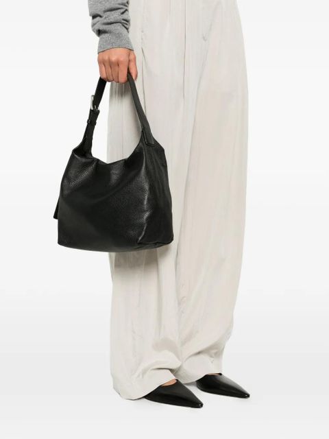 The Row Isa buckle-fastening leather shoulder bag - Black - zdjęcie produktu nr 2