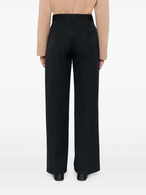 Jil Sander button-fastening trousers - Blue