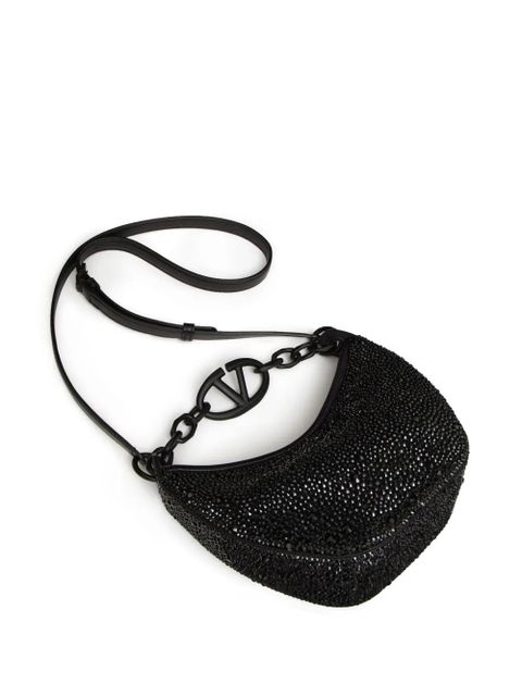 Valentino Garavani mini VLogo Moon shoulder bag - Black