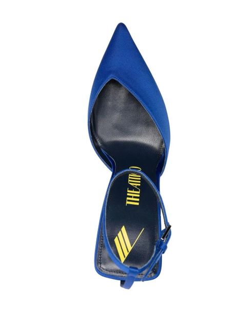The Attico pointed-toe stiletto heel pumps - Blue