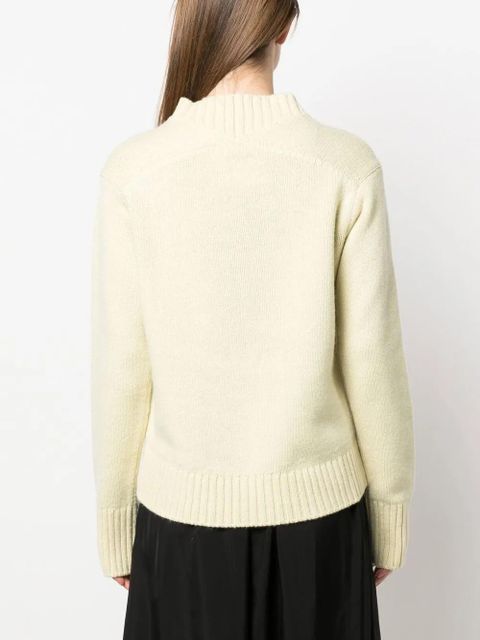 Jil Sander crew-neck jumper - Yellow