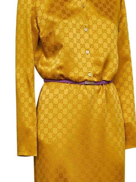 Gucci jacquard midi dress - Yellow