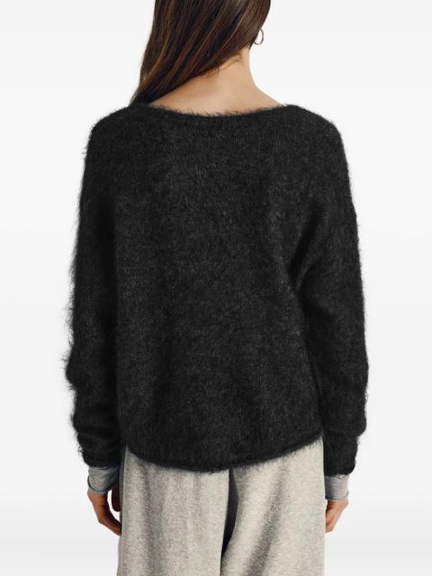 American Vintage Nuny round-neck sweater - Black