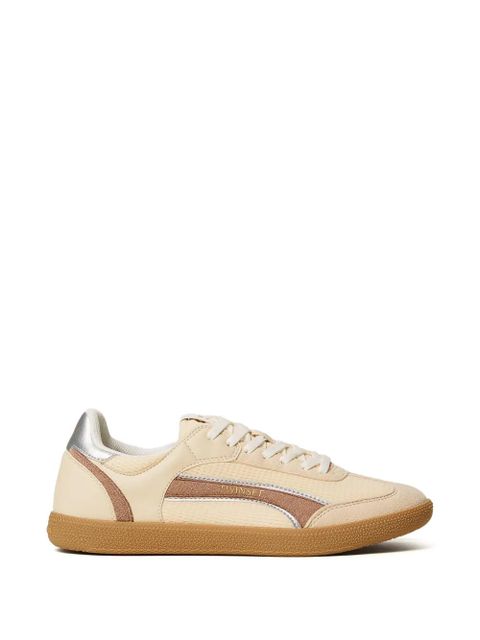 TWINSET lace-up panelled sneakers - Neutrals - zdjęcie produktu nr 1