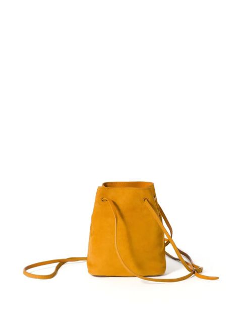 Miu Miu suede pouch shoulder bag - Yellow - zdjęcie produktu nr 2