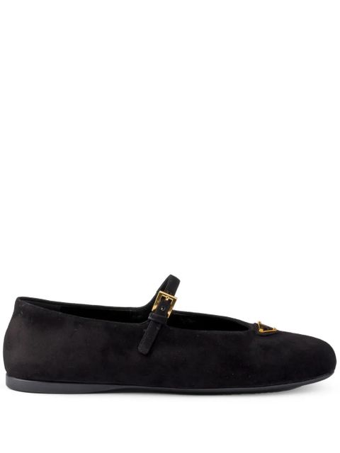 Prada suede ballerina shoes - Black - zdjęcie produktu nr 1