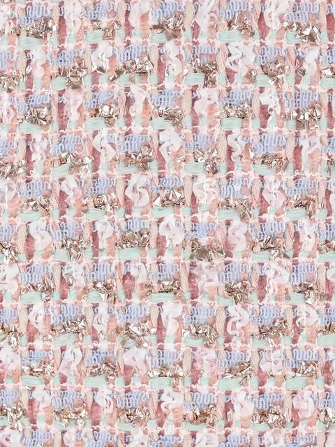 Valentino Garavani embellished-button tweed mini dress - Pink