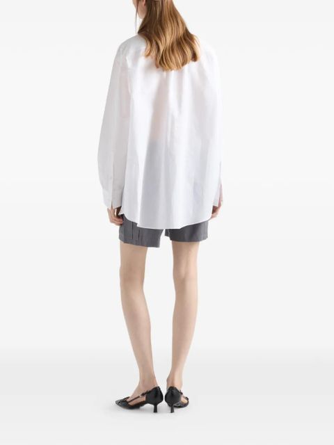 Prada linen muslin shirt - White