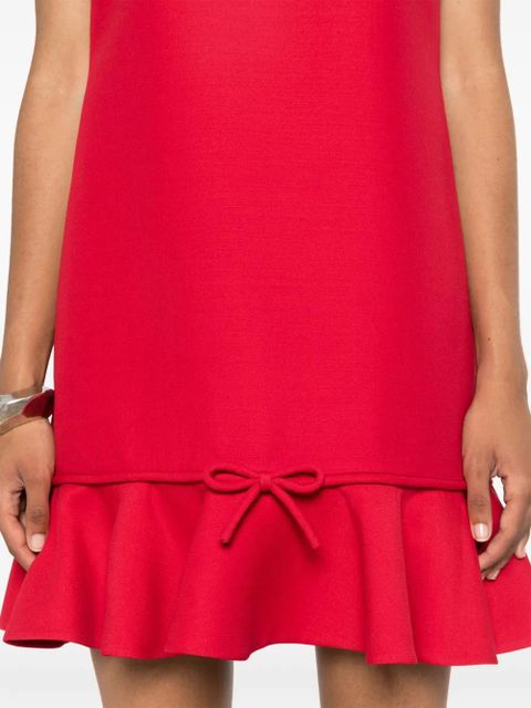 Valentino Garavani bow-detail mini dress - Red