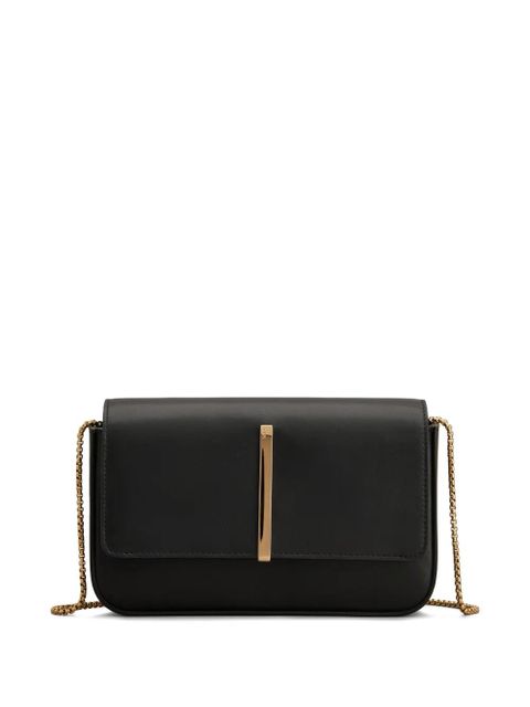 Tod's logo-plaque mini bag - Black