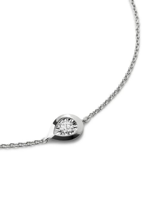 Monica Vinader Pear Diamond bracelet - Silver