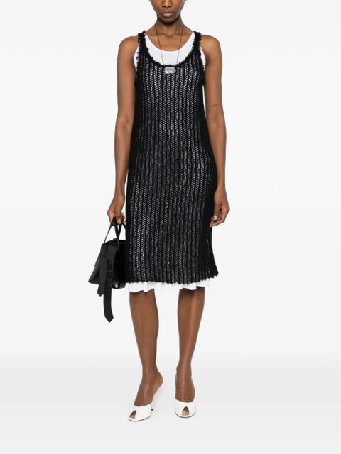 TOTEME mohair knit tank dress - Black - zdjęcie produktu nr 2