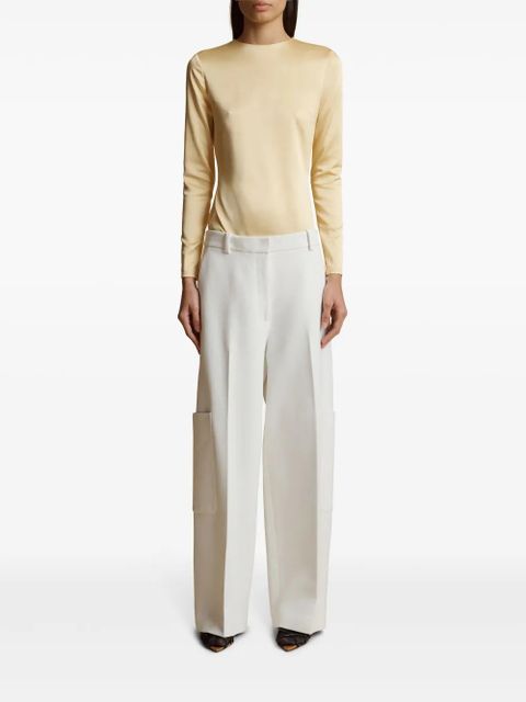 KHAITE Vlad blouse - Neutrals - zdjęcie produktu nr 2