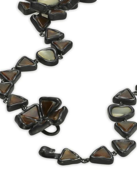 Tory Burch Curiosity Triple Strand necklace - Black - zdjęcie produktu nr 2