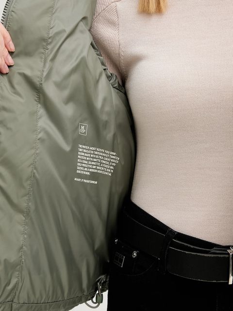 Marc O'Polo kurtka puchowa kolor zielony zimowa 509103970141