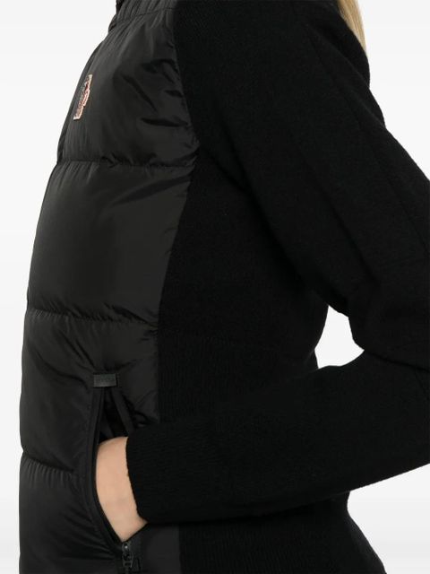 Moncler Grenoble padded zip-up jacket - Black