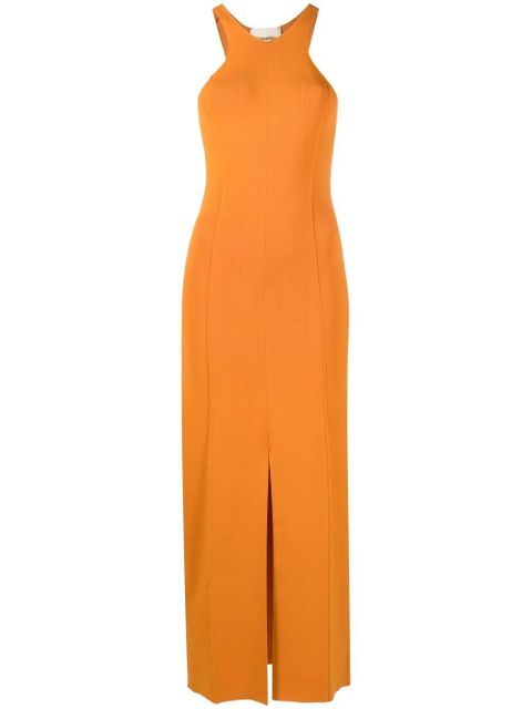 Nanushka sleeveless fitted midi dress - Orange - zdjęcie produktu nr 1