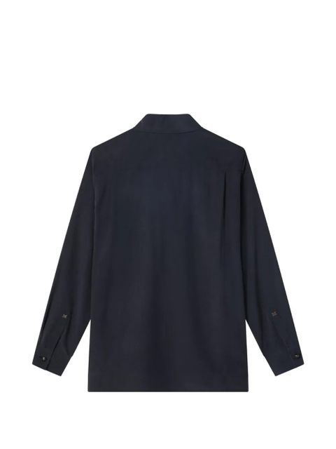 Max Mara patch-pocket long-sleeve shirt - Blue - zdjęcie produktu nr 2