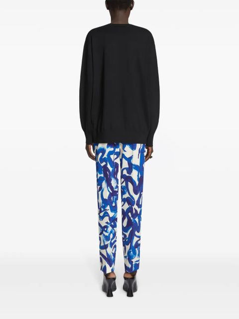 DRIES VAN NOTEN merino wool sweater - Black - zdjęcie produktu nr 2