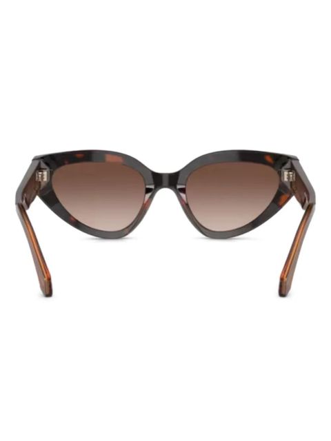 Bvlgari cat-eye sunglasses - Brown