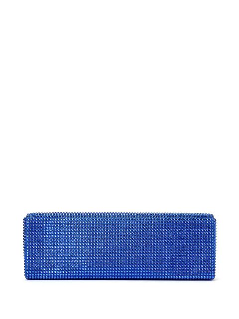 Amina Muaddi Amini Paloma crystal-embellished clutch - ELECTRIC BLUE - zdjęcie produktu nr 2