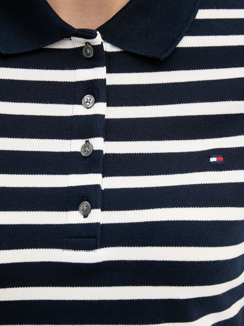 Tommy Hilfiger sukienka kolor granatowy mini dopasowana WW0WW43228 - zdjęcie produktu nr 2