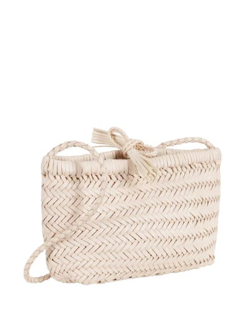 DRAGON DIFFUSION Minsu woven cross body bag - Neutrals