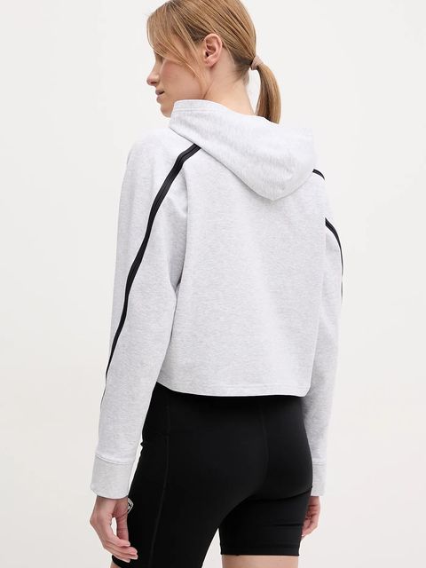 On bluza dresowa Studio kolor szary z kapturem melanżowa 1WF12421756 - zdjęcie produktu nr 2