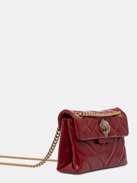 Kurt Geiger London torebka skórzana KENSINGTON kolor bordowy 846350319 - zdjęcie produktu nr 2