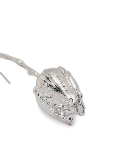 Marni tulip drop earrings - Silver